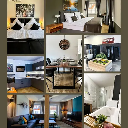 Stayzen Holz & Hirsch Deluxe Hideaway Zentral Mit Parkplatz